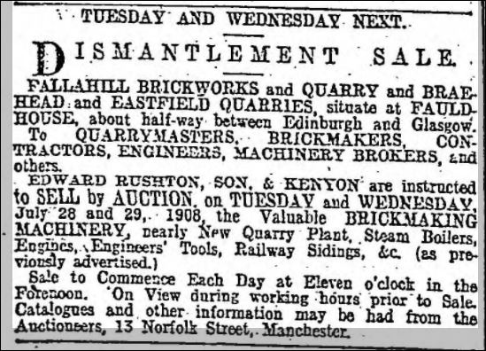 Eastfield Brickworks, Fauldhouse, West Lothian. | Scotland's Brick and ...